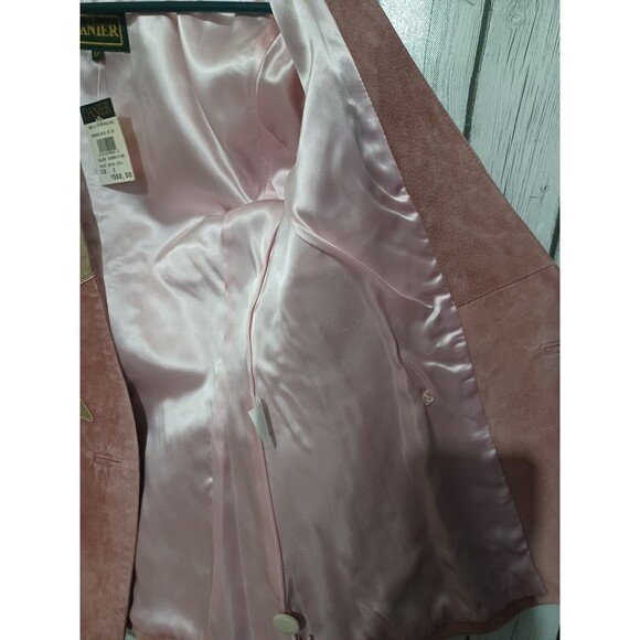 Danier Blazer S/P $350MSRP Vintage Suede Swirl Coil Cowgirl Cottage Core Rare - Picture 7 of 8